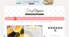 Desktop Screenshot of frugelegance.com